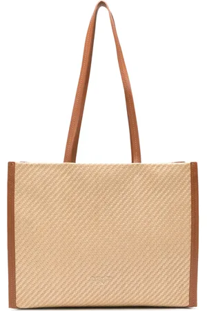 Patrizia Pepe Logo-lettering interwoven shoulder bag