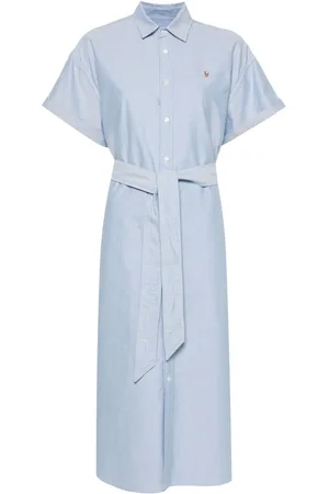 Ralph Lauren Polo Pony-embroidered shirt dress