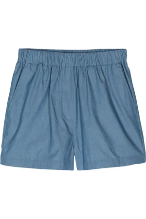 Manuel Ritz Chambray cotton shorts