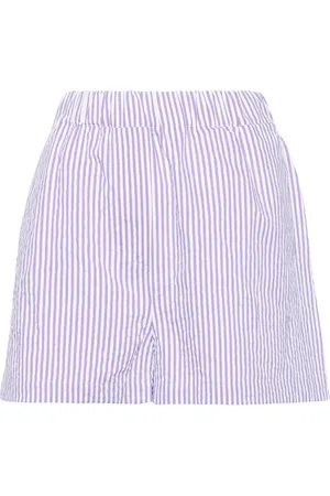 Manuel Ritz Striped seersucker shorts