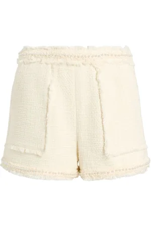Cinq A Sept Allen pearl-embellished shorts