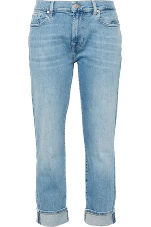 7 for all Mankind Mid-rise boyfriend jeans