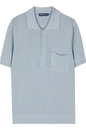 Frescobol Carioca Clemente crochet-knit polo shirt