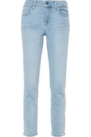 Liu Jo Mid-rise slim-fit cropped jeans