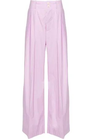 Plan C Pleated palazzo trousers
