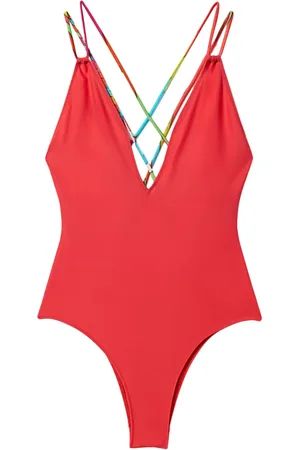 Puccini Iride-strap open-back swimsuit