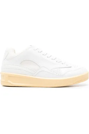 Jil Sander Logo-debossed panelled sneakers