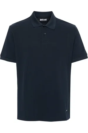 Roberto Cavalli Piqué-weave polo shirt