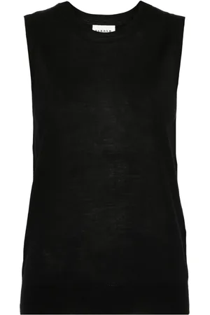 P.A.R.O.S.H. Crew-neck fine-knit tank top