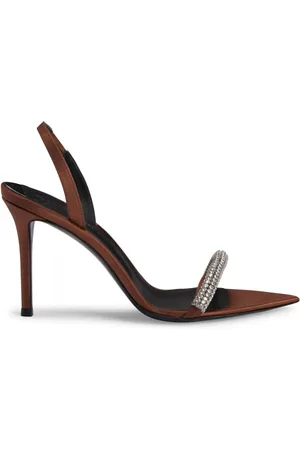 Giuseppe Zanotti Intriigo Galassia 90mm rhinestone-embellished satin sandals