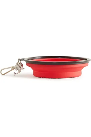 Puccini Marmo-print travel dog bowl