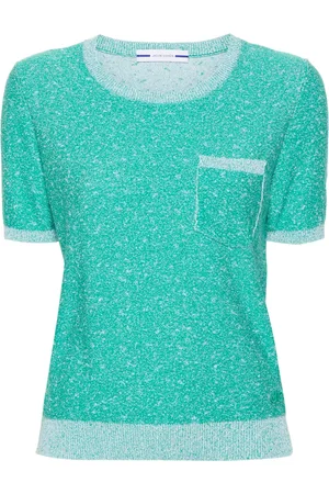Jacob Cohen Logo-embroidered boucl?? T-shirt