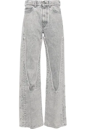 Y / PROJECT Snap-off straight-leg jeans