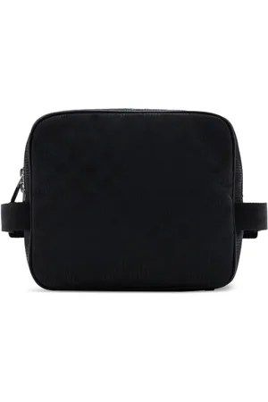 Burberry Check-pattern jacquard wash bag