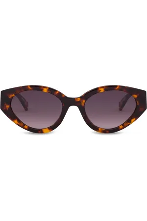 Moschino Logo-lettering cat-eye sunglasses