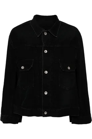 SACAI Belted denim cape