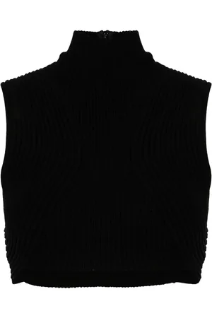 Chloé Ribbed-knit wool crop top