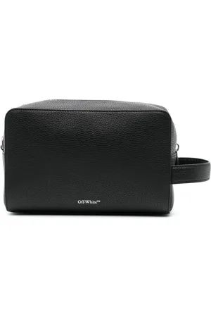 OFF-WHITE 3D Diag leather pouch bag