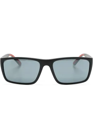 FERRARI Rectangle-frame mirrored sunglasses