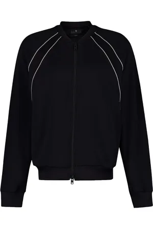 Y-3 Contrasting-trim bomber jacket
