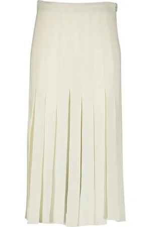 GABRIELA HEARST Binka pleated wool skirt