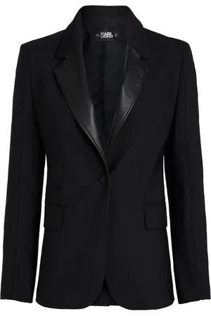 Karl Lagerfeld Slit-sleeve tailored blazer