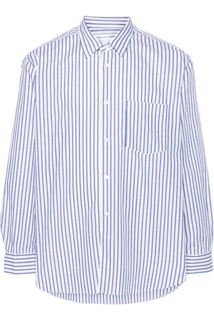Comme des Garçons Striped cotton shirt