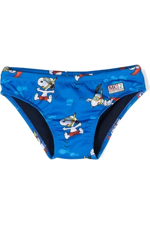 MC2 SAINT BARTH X Snoopy drawstring swim trunks