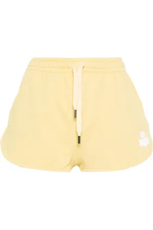 Marant Etoile Mifa logo-flocked mini shorts