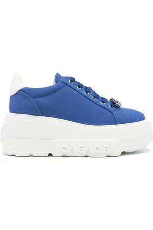 Casadei Fedora canvas sneakers