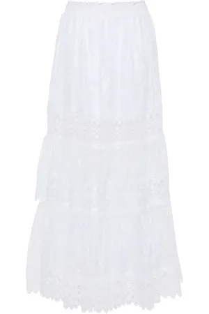 CHARO RUIZ IBIZA Simet lace long skirt