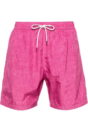 Paul & Shark Shark-charm textil-print swim shorts