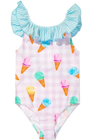 MC2 SAINT BARTH Armelle ice-cream print swimsuit