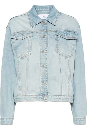 Chiara Ferragni 3D logo denim jacket