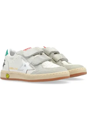 Golden Goose Ball Star distressed leather sneakers