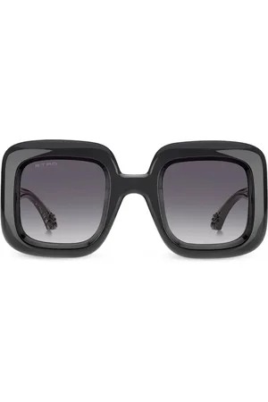 Etro Paisley-print oversize-frame sunglasses