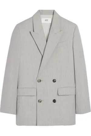 Ami Double-breasted virgin wool blazer