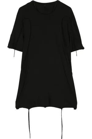 MASNADA Strap-detail cotton T-shirt