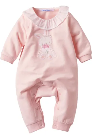 Familiar Rabbit-appliqu?? romper