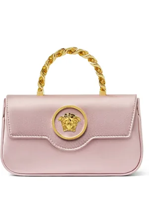 VERSACE La Medusa satin mini bag