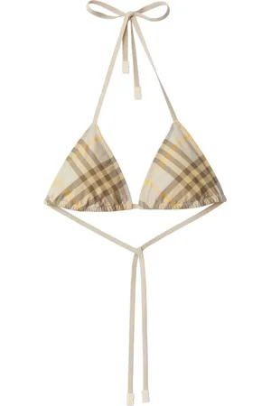 Burberry Check-print bikini top