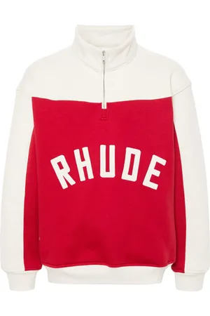 Rhude Contrast Varsity cotton sweatshirt