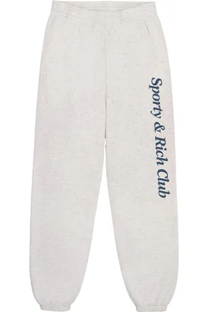 Sporty & Rich Logo-print track pants