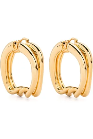 Jacquemus Les petites créoles Nodi hoop earrings