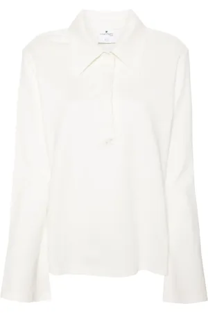 Courrèges Piqu?? cotton polo shirt