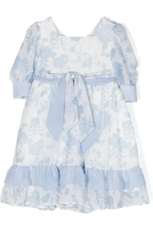 PATACHOU Floral-print belted dress