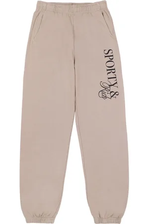 Sporty & Rich Logo-print track pants