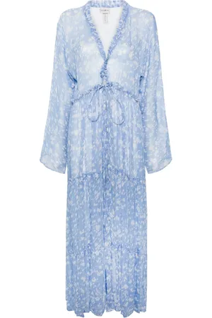 Evarae Talia abstract-print maxi dress
