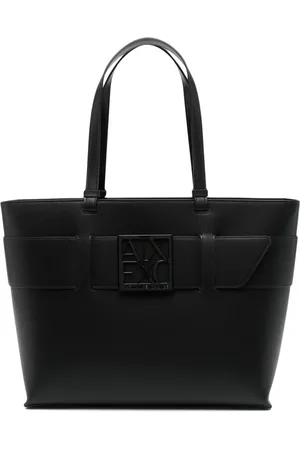 Armani Exchange Logo-plaque tote bag