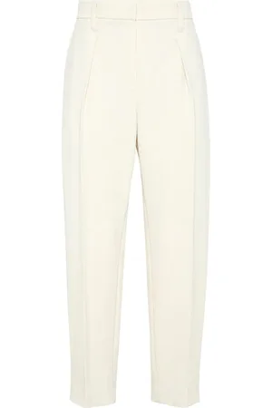 Brunello Cucinelli Pleated wide-leg trousers